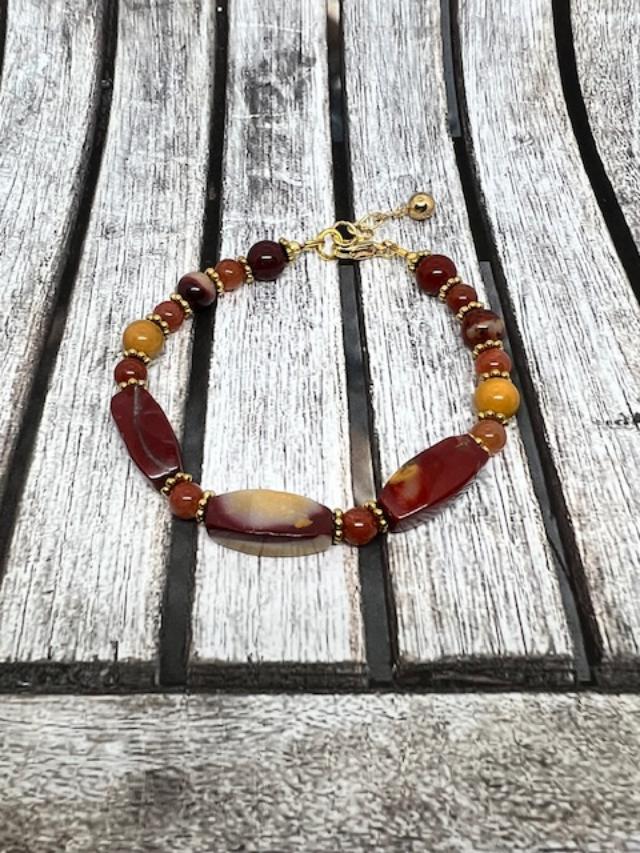 Adjustable Bracelet - Mookaite