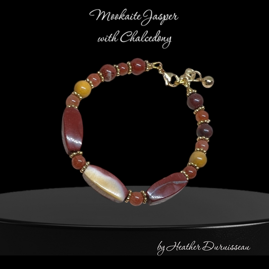 Adjustable Bracelet - Mookaite